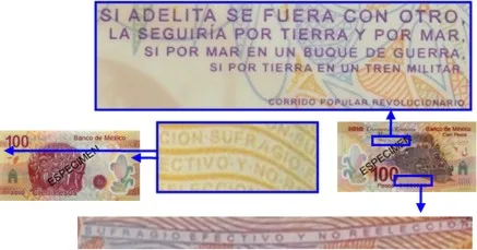 microimpresion 100 pesos conmemorativo