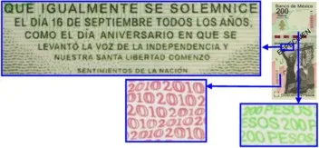 microimpresion 200 pesos conmemorativo